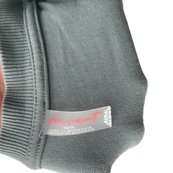 Free People Movement Hot Shot Tee Romper Summer Storm Pale Blue Size XS NWT - Picture 5 of 6